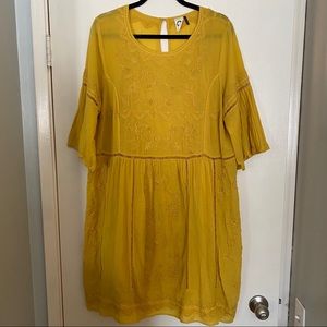 Anthropologie Tunic Laced Dress